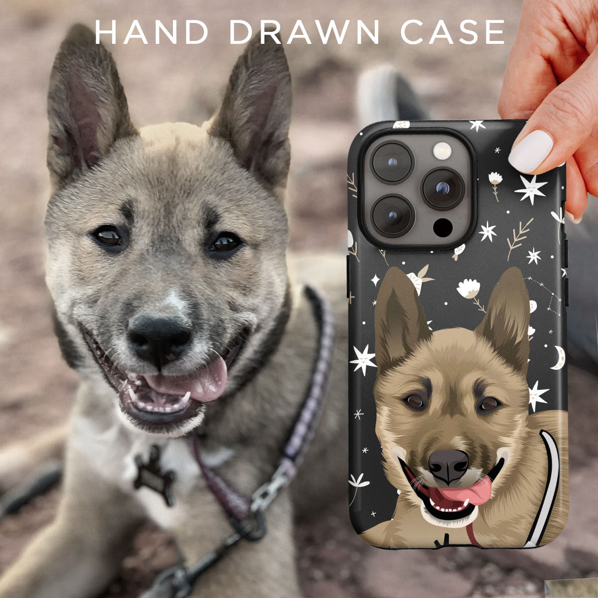 Custom Dog Boho Pattern Case