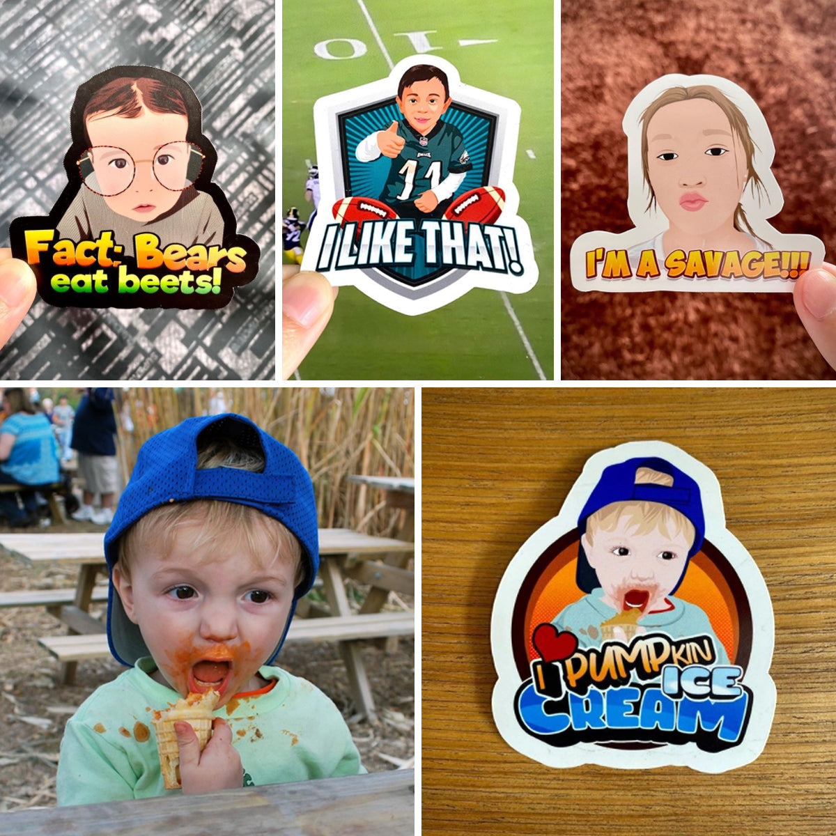 Turn Photos into Custom Drawn Stickers