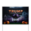 Trump Haunting Returns Yard Sign 2024