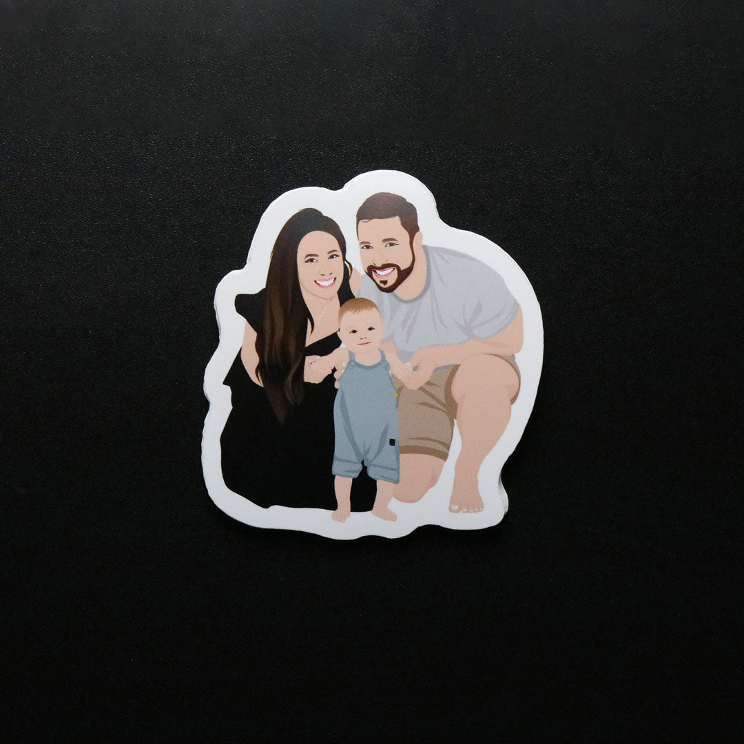 Custom Family Photo Stickers