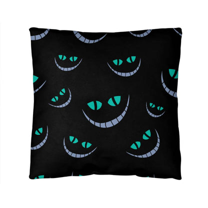 Halloween Pumpkin blue smile in Dark Pillow