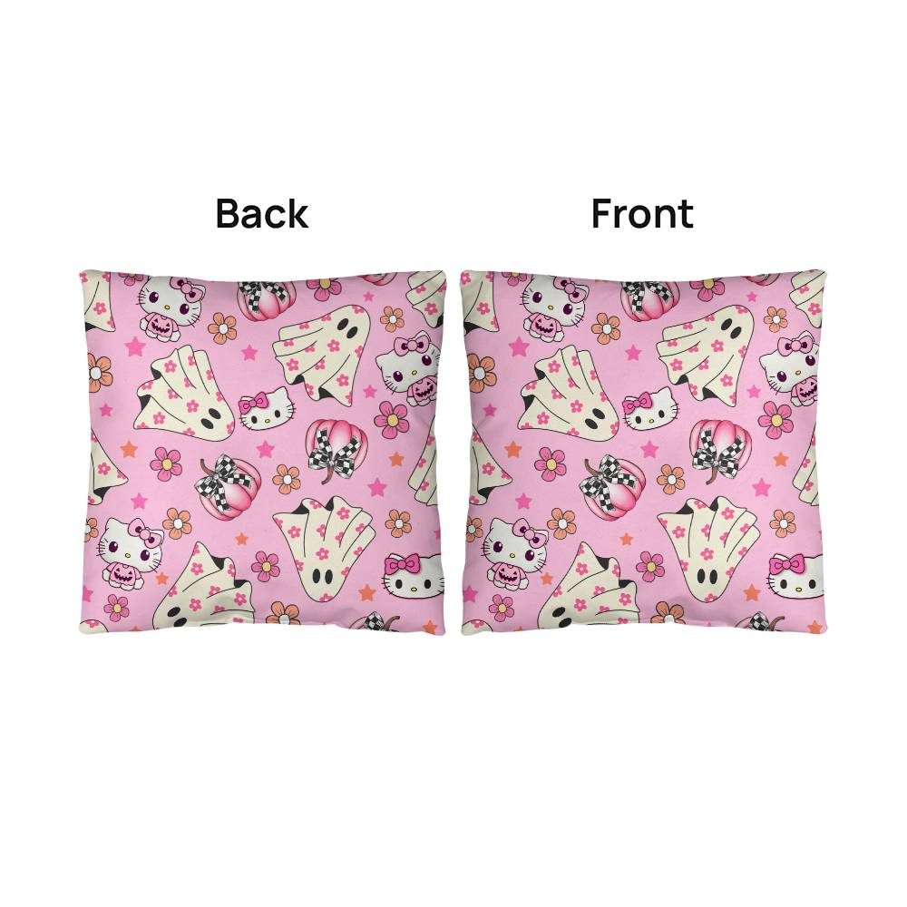 Hello Kitty Pink Halloween Pillow