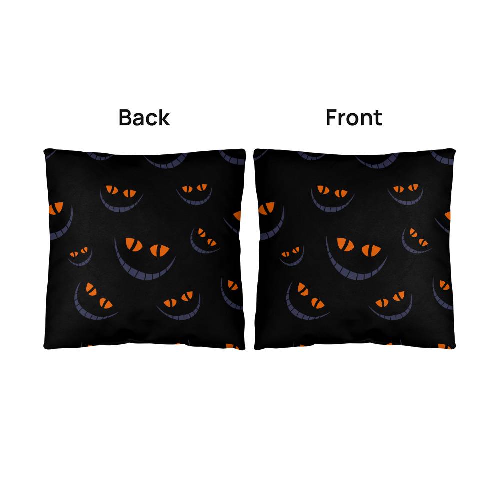 Halloween Pumpkin Smile in Dark Pillow