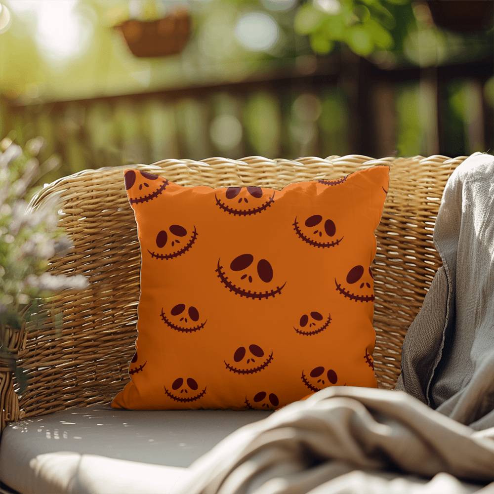 Halloween Pumpkin Smile Pillow