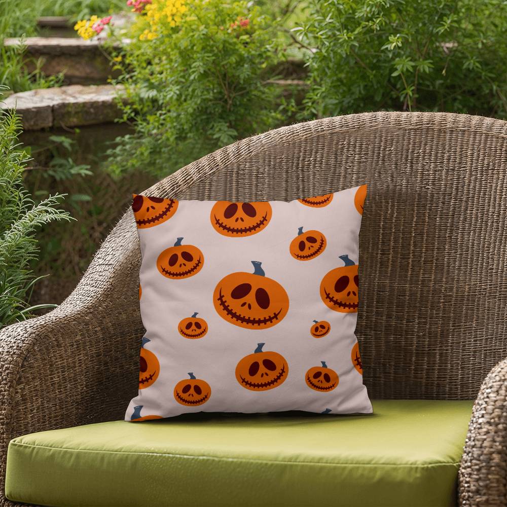 Halloween Pink Pumpkin Pillow