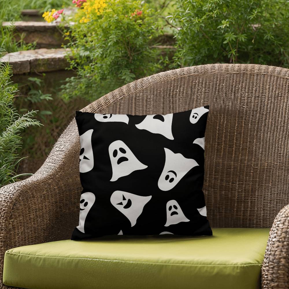 Halloween Ghosts in Dark Pillow