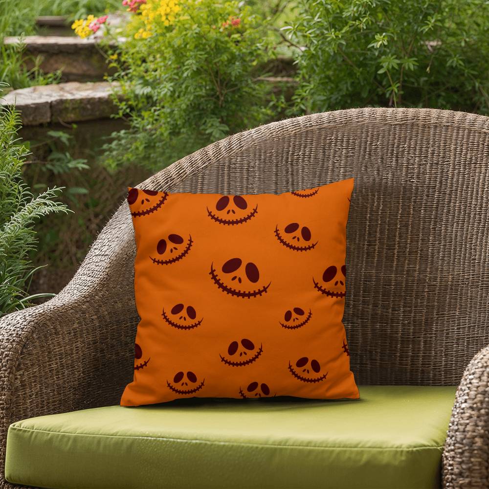 Halloween Pumpkin Smile Pillow