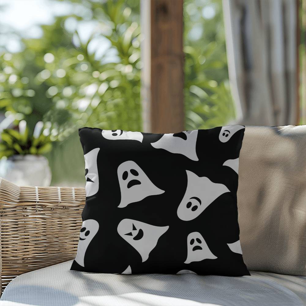 Halloween Ghosts in Dark Pillow