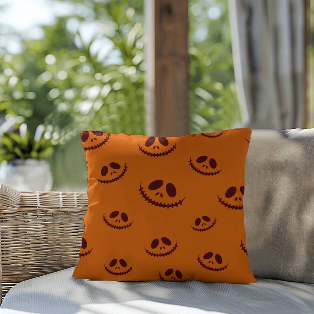 Halloween Pumpkin Smile Pillow