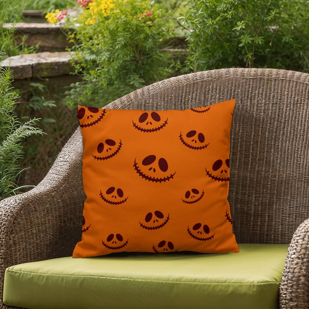 Halloween Pumpkin Smile Pillow