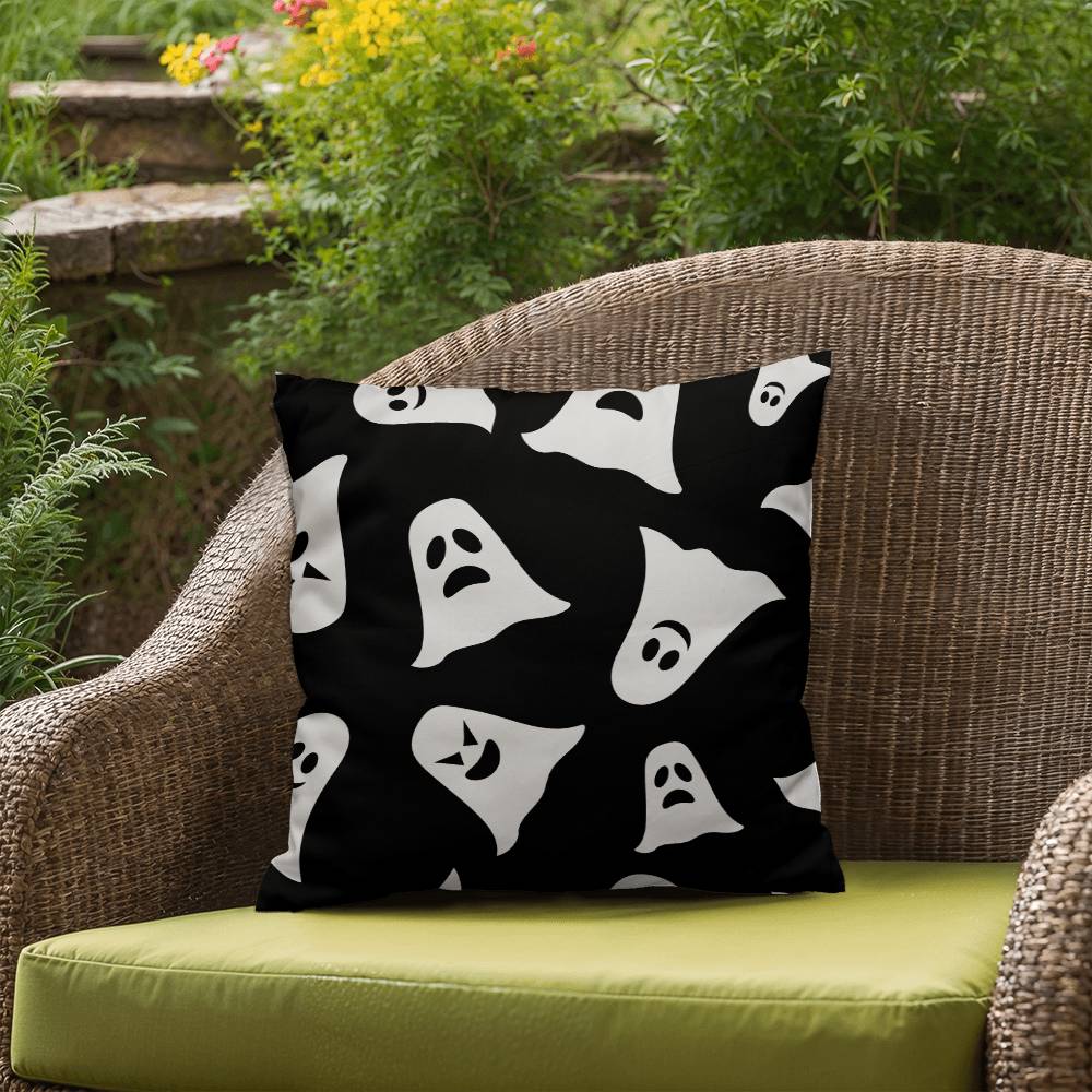 Halloween Ghosts in Dark Pillow