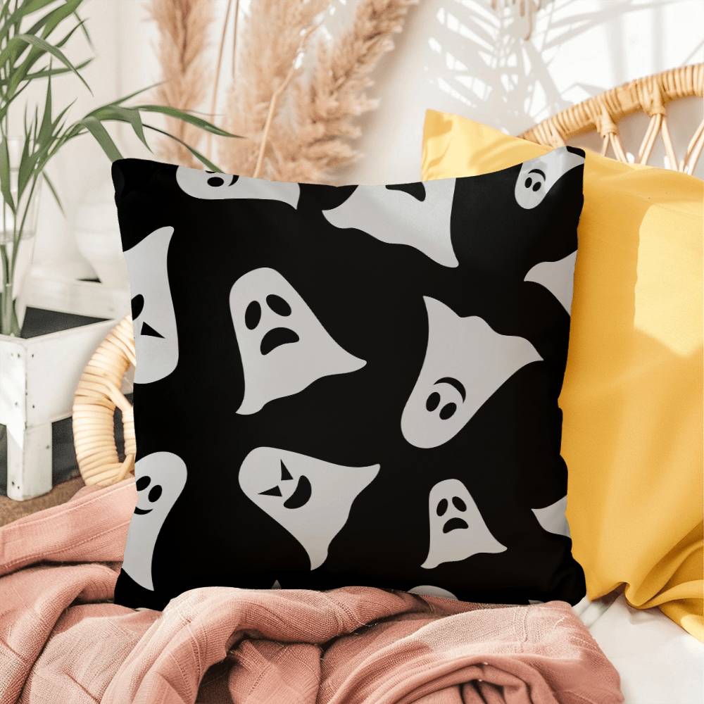 Halloween Ghosts in Dark Pillow