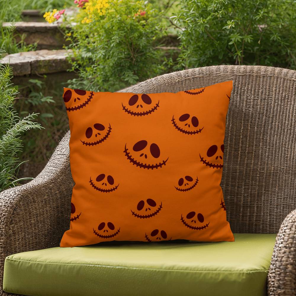 Halloween Pumpkin Smile Pillow