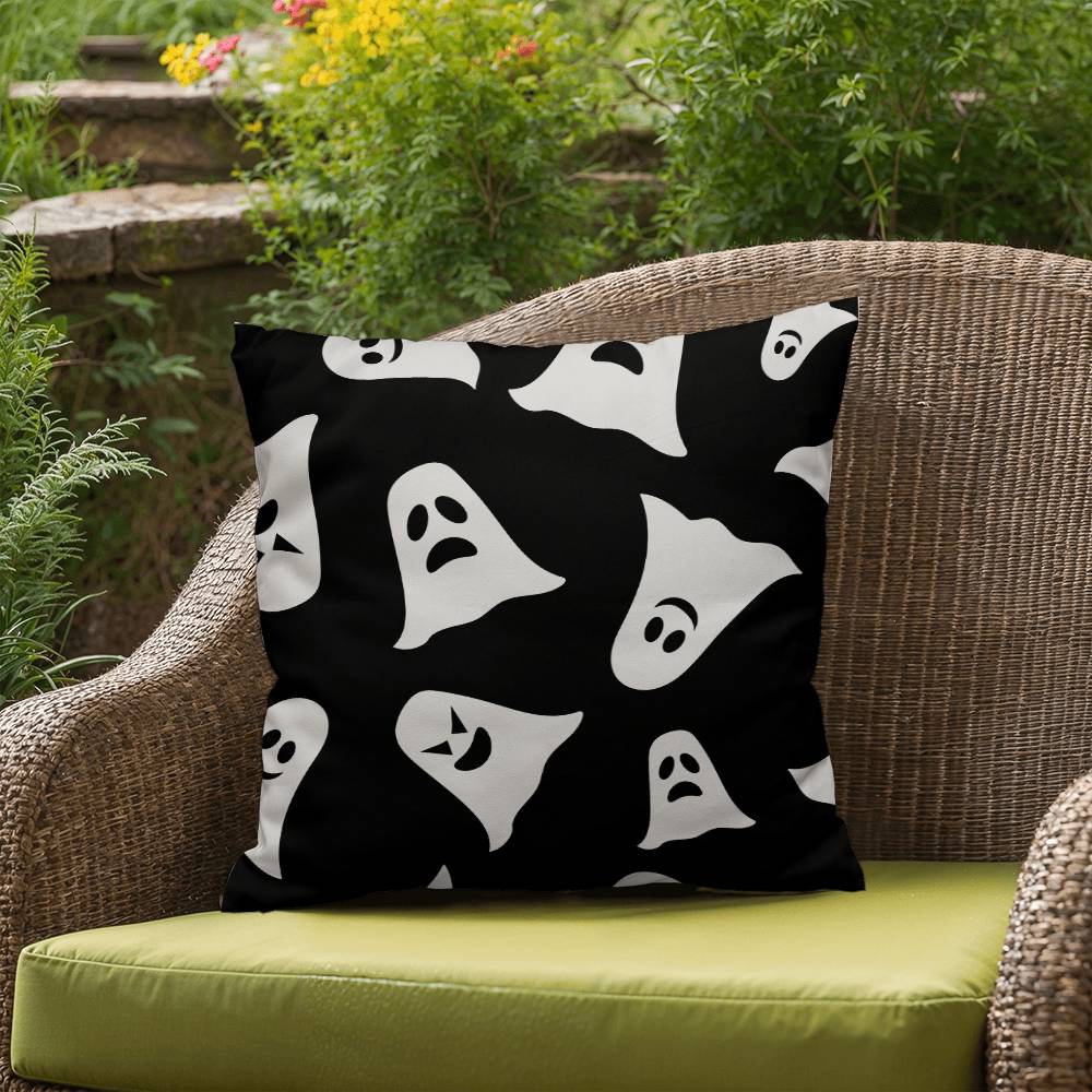 Halloween Ghosts in Dark Pillow