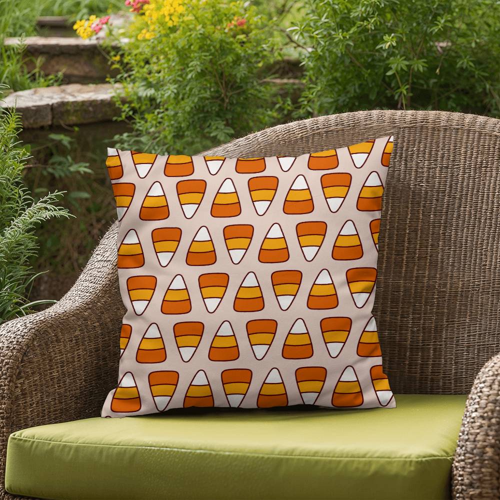 Halloween Orange Candies Pillow