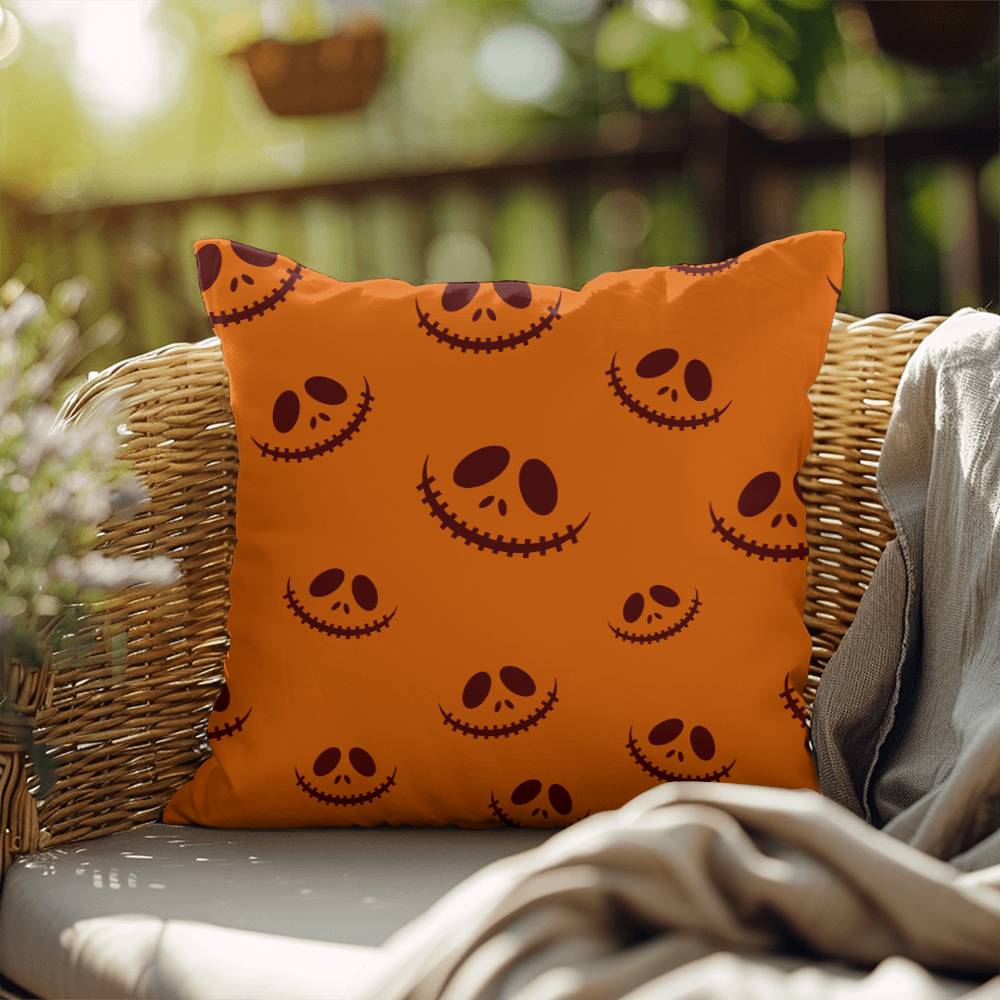 Halloween Pumpkin Smile Pillow