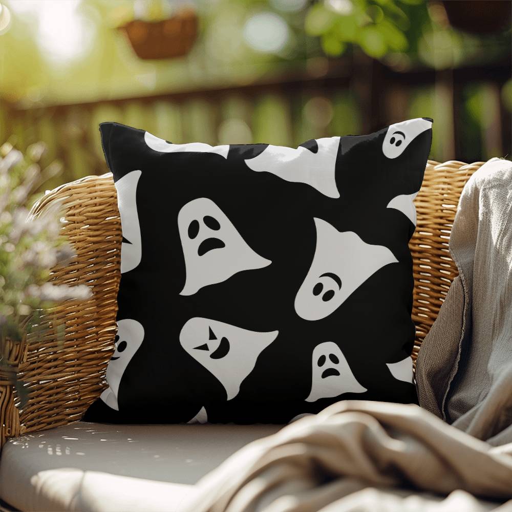 Halloween Ghosts in Dark Pillow