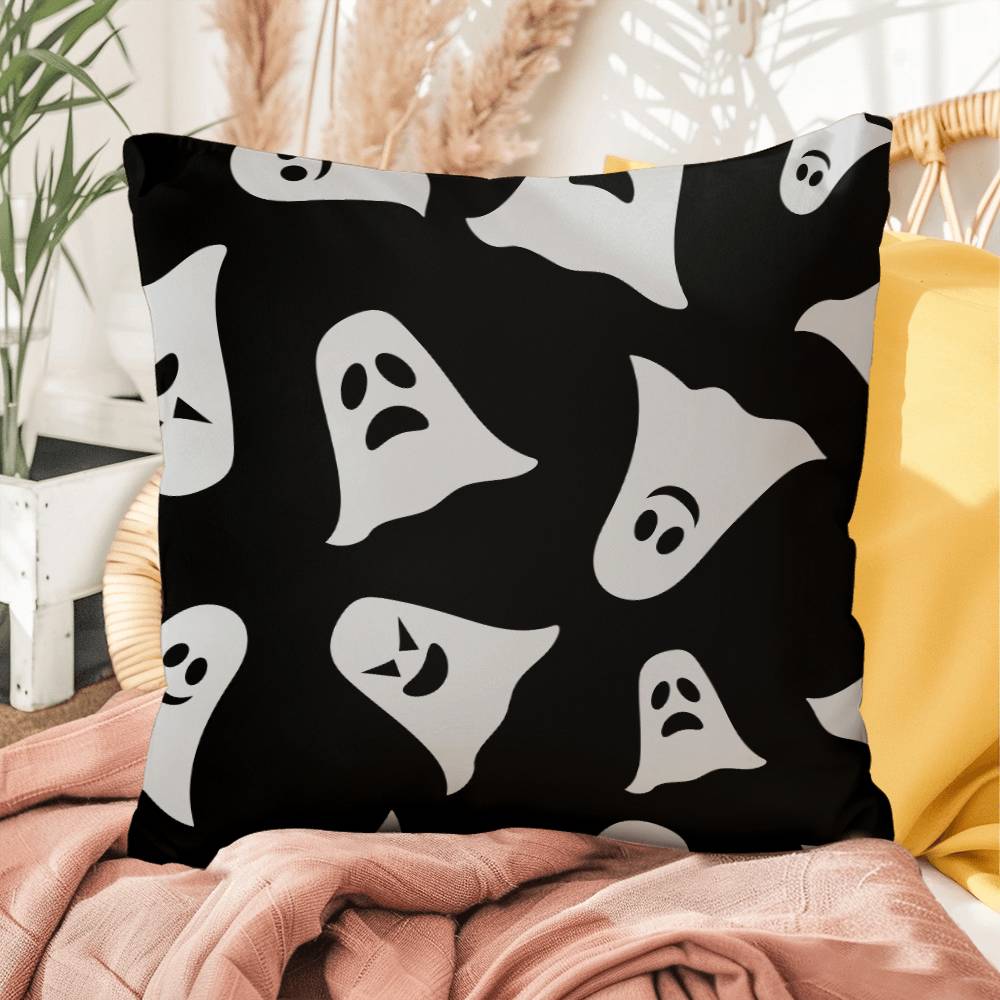 Halloween Ghosts in Dark Pillow