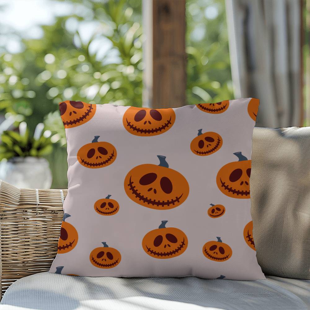 Halloween Pink Pumpkin Pillow