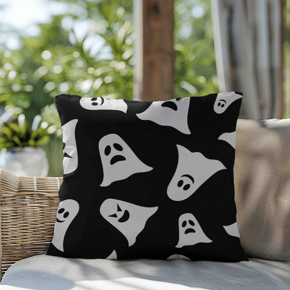 Halloween Ghosts in Dark Pillow