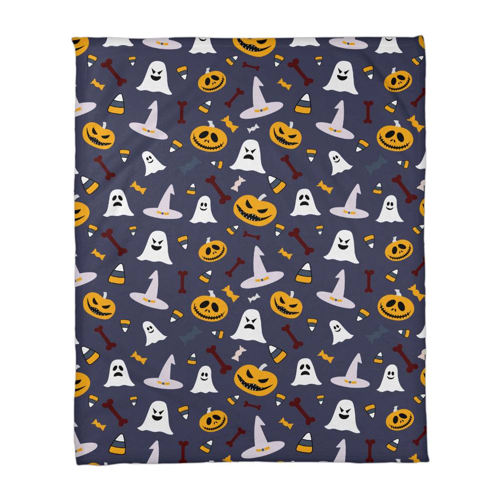 Coral Fleece Halloween Dark Party Blanket