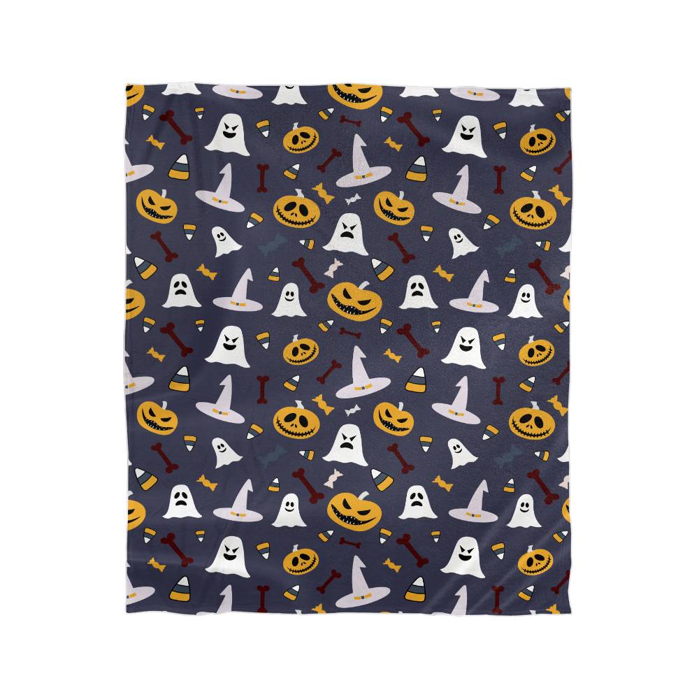 Mink Touch Fleece Halloween Dark Party Blanket