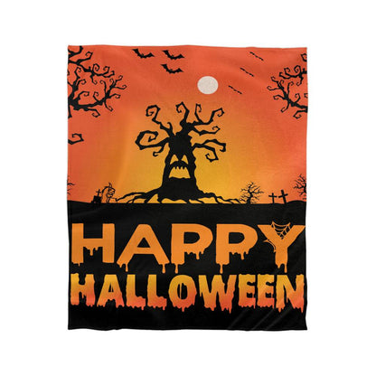 Mink Touch Fleece Blanket Happy Halloween