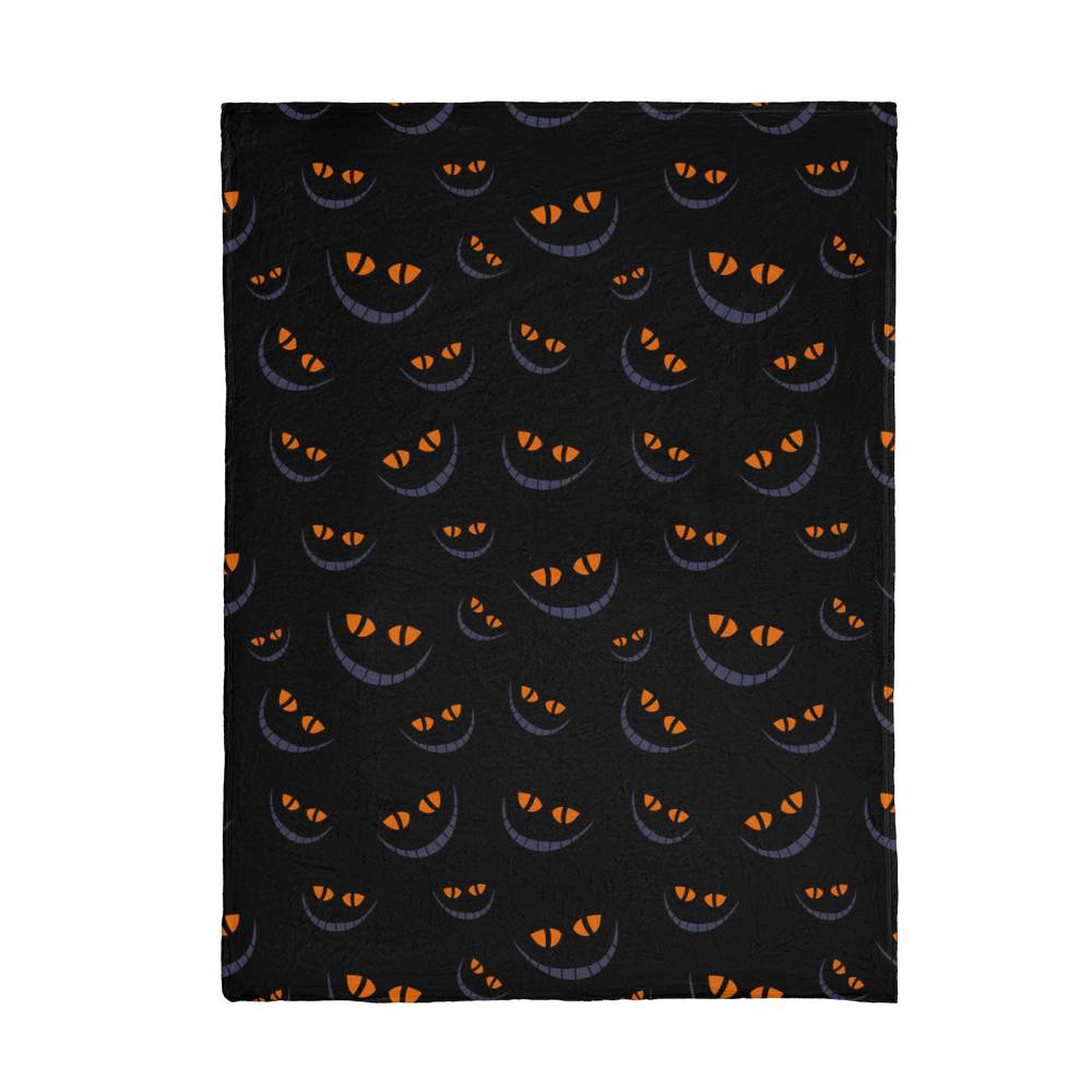 Mink Touch Fleece Halloween Dark Smile Blanket