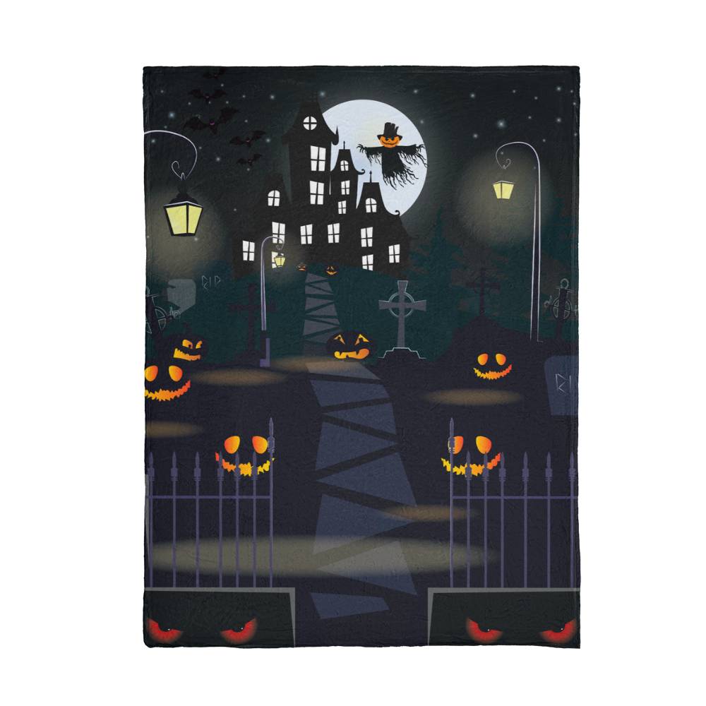 Mink Touch Fleece Blanket Halloween Night