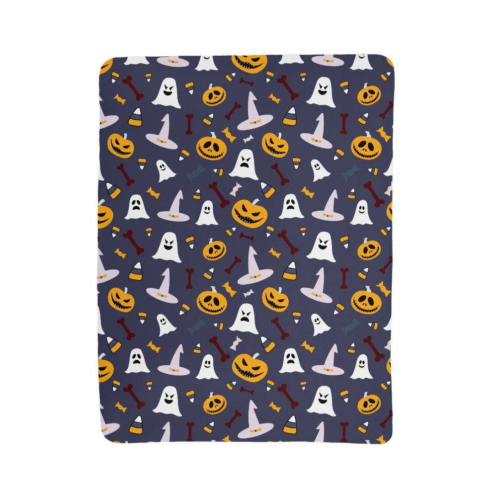 Sherpa Fleece Halloween Dark Party Blanket