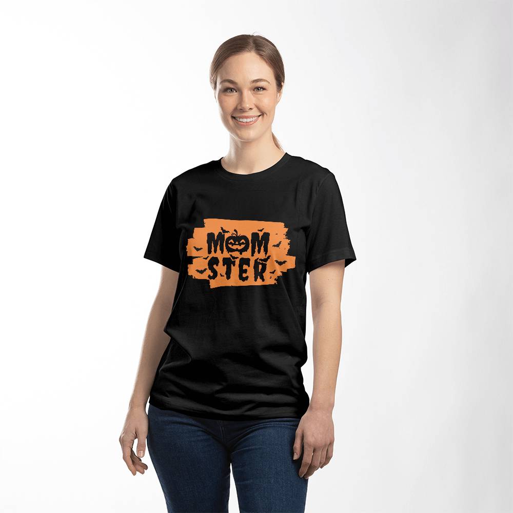 Momster Halloween Bella + Canvas 3001 Unisex T-Shirt