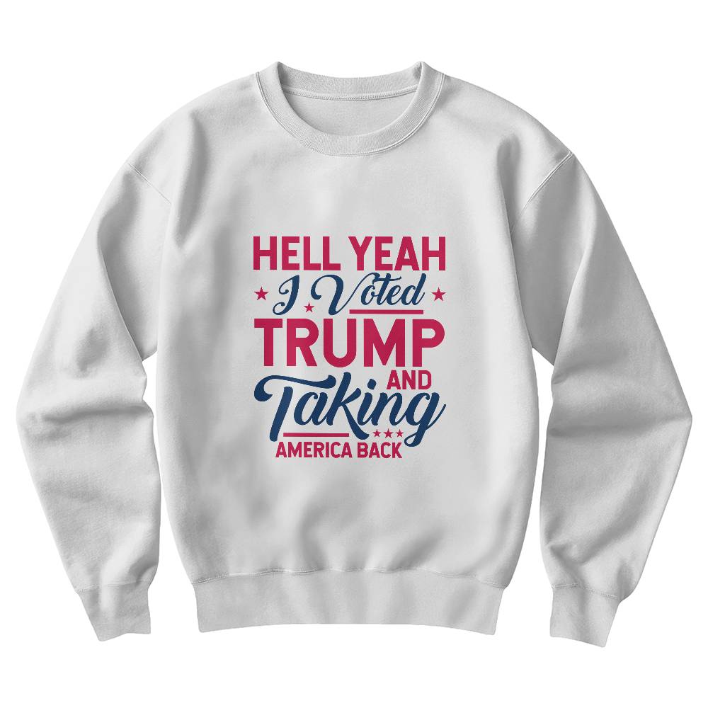 I Voted Trump Unisex Crewneck Sweatshirt!