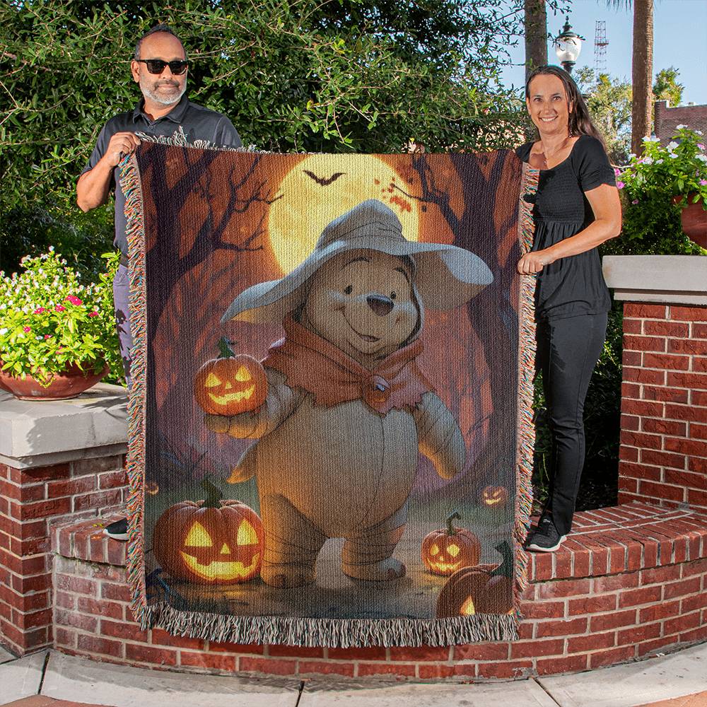 Winnie The Pooh Halloween Blanket