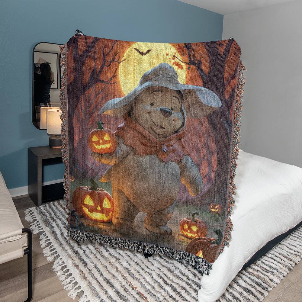 Winnie The Pooh Halloween Blanket